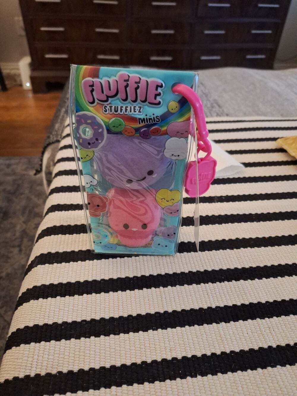 Fluffie Stuffiez Minis Axolotl & Ice Cream Cone Plush Set - New In Box